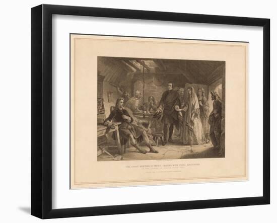 'The First Meeting of Prince Charles with Flora Macdonald', 1747 (1878)-Robert Anderson-Framed Giclee Print