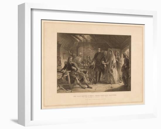 'The First Meeting of Prince Charles with Flora Macdonald', 1747 (1878)-Robert Anderson-Framed Giclee Print