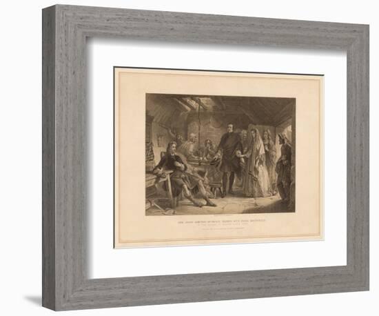 'The First Meeting of Prince Charles with Flora Macdonald', 1747 (1878)-Robert Anderson-Framed Giclee Print