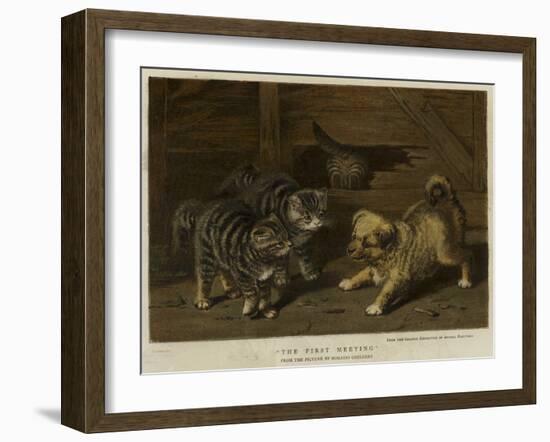 The First Meeting-Horatio Henry Couldery-Framed Giclee Print