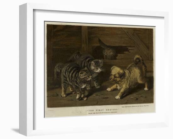 The First Meeting-Horatio Henry Couldery-Framed Giclee Print