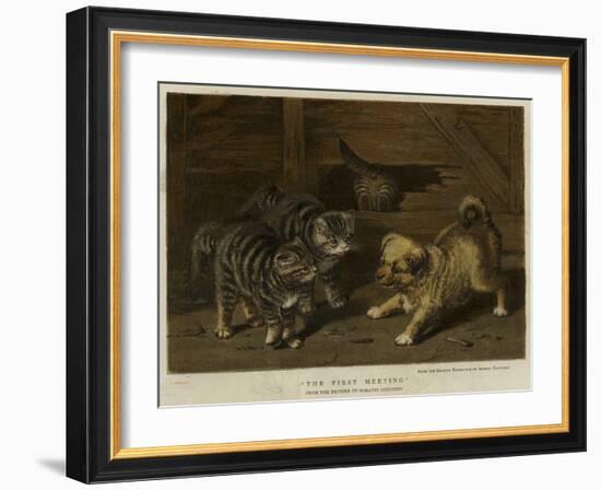 The First Meeting-Horatio Henry Couldery-Framed Giclee Print