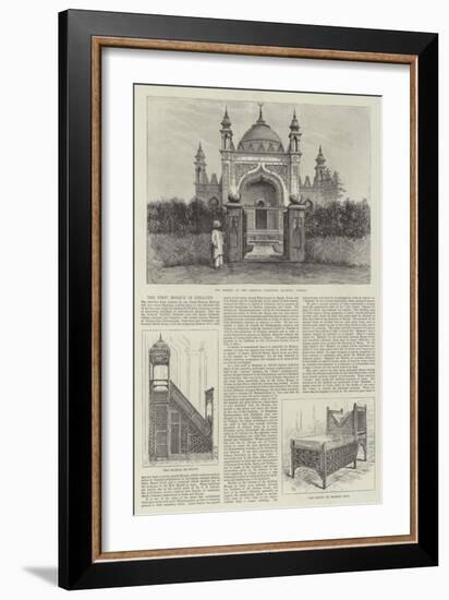 The First Mosque in England-Frank Watkins-Framed Giclee Print