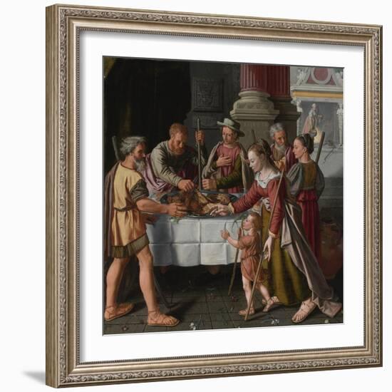 The First Passover Feast-Huybrecht Beuckelaer-Framed Giclee Print