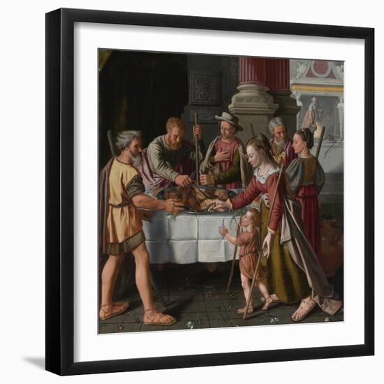 The First Passover Feast-Huybrecht Beuckelaer-Framed Giclee Print