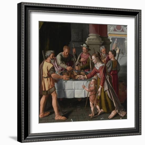 The First Passover Feast-Huybrecht Beuckelaer-Framed Giclee Print