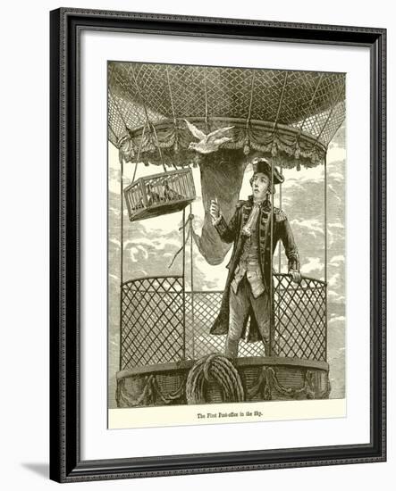 The First Post-Office in the Sky-null-Framed Giclee Print