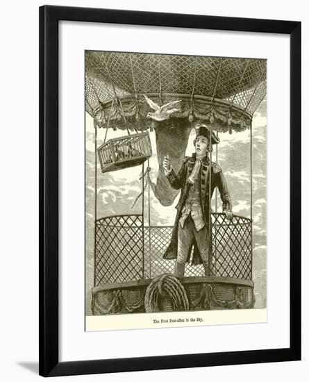 The First Post-Office in the Sky-null-Framed Giclee Print