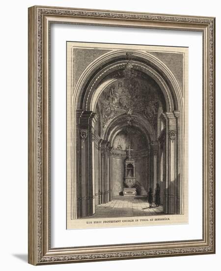 The First Protestant Church in Tyrol at Innsbruck-null-Framed Giclee Print