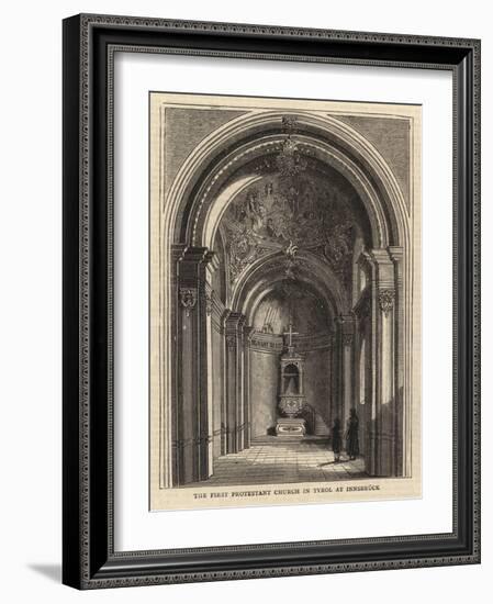 The First Protestant Church in Tyrol at Innsbruck-null-Framed Giclee Print