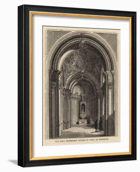 The First Protestant Church in Tyrol at Innsbruck-null-Framed Giclee Print