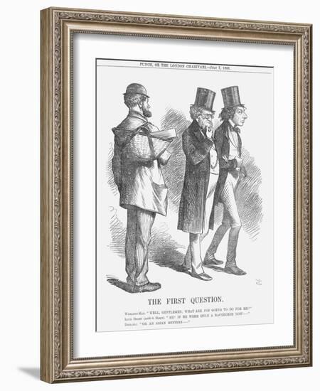 The First Question, 1866-John Tenniel-Framed Giclee Print