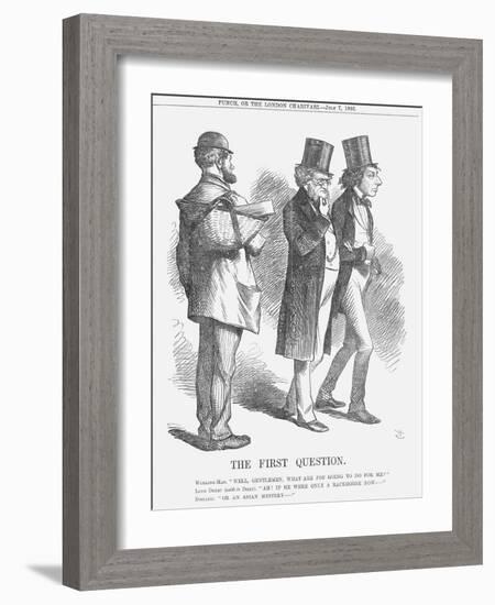 The First Question, 1866-John Tenniel-Framed Giclee Print