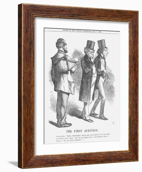 The First Question, 1866-John Tenniel-Framed Giclee Print