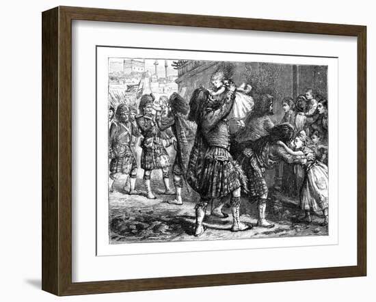 The First Relief of Lucknow During the Indian Mutiny, 25 September 1857-null-Framed Giclee Print