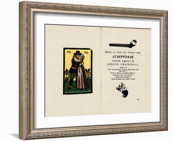 The First Revival of the Chap-Book Style', 1885, (1946)-Joseph Crawhall-Framed Giclee Print