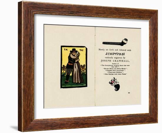 The First Revival of the Chap-Book Style', 1885, (1946)-Joseph Crawhall-Framed Giclee Print