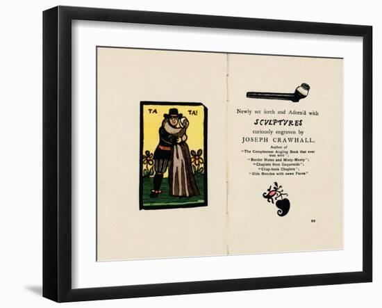 The First Revival of the Chap-Book Style', 1885, (1946)-Joseph Crawhall-Framed Giclee Print