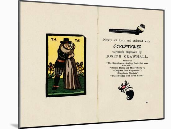 The First Revival of the Chap-Book Style', 1885, (1946)-Joseph Crawhall-Mounted Giclee Print