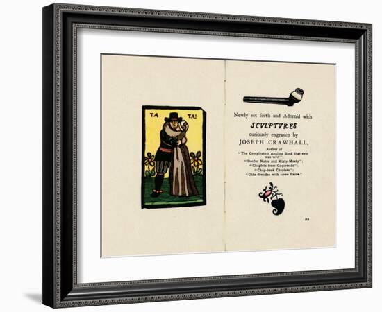 The First Revival of the Chap-Book Style', 1885, (1946)-Joseph Crawhall-Framed Giclee Print