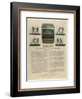 The First Rules of Boxing Published August 16th 1743-null-Framed Photographic Print