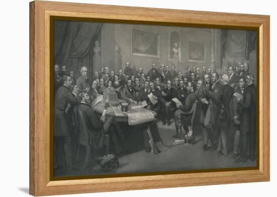 'The First School Board of London', c1873, (1917)-John Whitehead Walton-Framed Premier Image Canvas