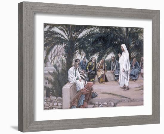 The First Shall Be the Last, Illustration for 'The Life of Christ', C.1886-94-James Tissot-Framed Giclee Print