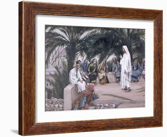 The First Shall Be the Last, Illustration for 'The Life of Christ', C.1886-94-James Tissot-Framed Giclee Print