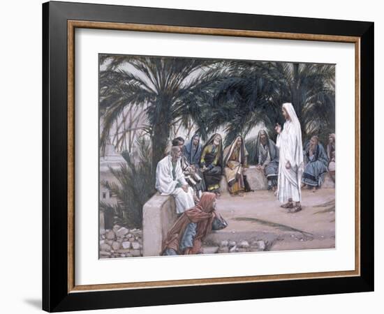 The First Shall Be the Last, Illustration for 'The Life of Christ', C.1886-94-James Tissot-Framed Giclee Print