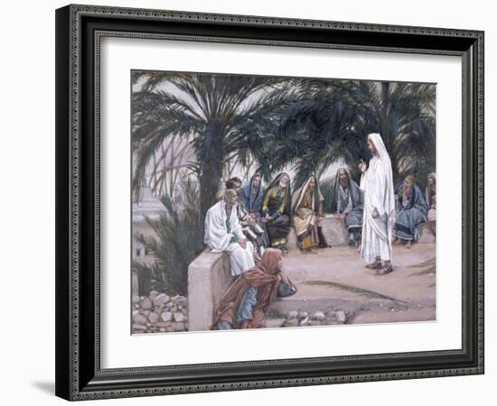 The First Shall Be the Last, Illustration for 'The Life of Christ', C.1886-94-James Tissot-Framed Giclee Print