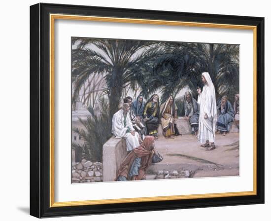 The First Shall Be the Last, Illustration for 'The Life of Christ', C.1886-94-James Tissot-Framed Giclee Print