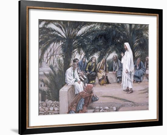 The First Shall Be the Last, Illustration for 'The Life of Christ', C.1886-94-James Tissot-Framed Giclee Print