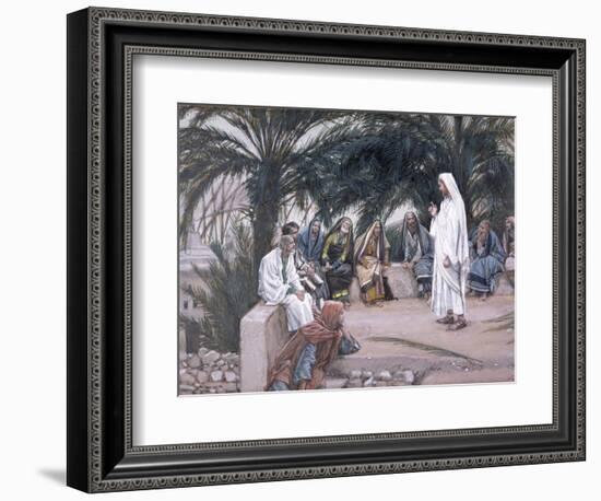 The First Shall Be the Last, Illustration for 'The Life of Christ', C.1886-94-James Tissot-Framed Giclee Print