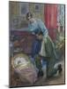 The First Sight of His Son-Harold Copping-Mounted Giclee Print