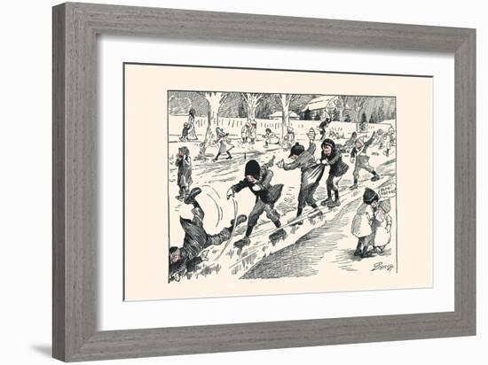The First Sliding-Clare A. Briggs-Framed Art Print