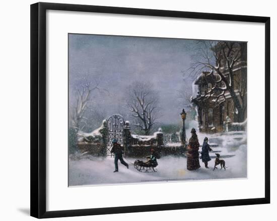 'The First Snow, 1877' Giclee Print - Joseph Hoover | Art.com