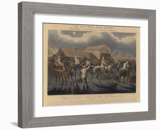 The First Steeple Chase on Record, 1839-Henry Thomas Alken-Framed Giclee Print