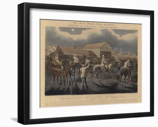 The First Steeple Chase on Record, 1839-Henry Thomas Alken-Framed Giclee Print