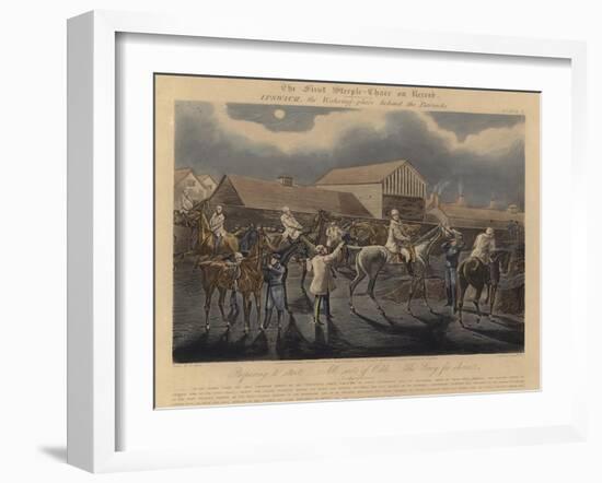 The First Steeple Chase on Record, 1839-Henry Thomas Alken-Framed Giclee Print