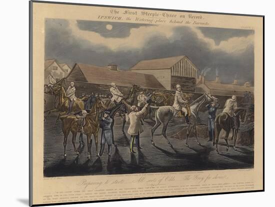 The First Steeple Chase on Record, 1839-Henry Thomas Alken-Mounted Giclee Print