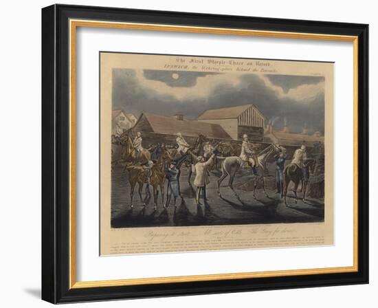 The First Steeple Chase on Record, 1839-Henry Thomas Alken-Framed Giclee Print