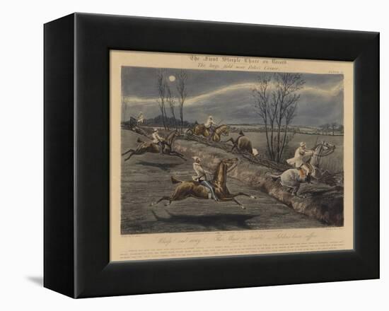The First Steeple Chase on Record, 1839-Henry Thomas Alken-Framed Premier Image Canvas