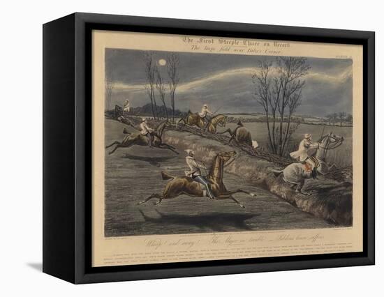 The First Steeple Chase on Record, 1839-Henry Thomas Alken-Framed Premier Image Canvas