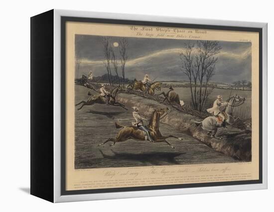 The First Steeple Chase on Record, 1839-Henry Thomas Alken-Framed Premier Image Canvas