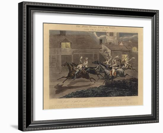 The First Steeplechase on Record-Henry Thomas Alken-Framed Giclee Print