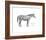 The First Study of Warrior-Sir Alfred Munnings-Framed Premium Giclee Print