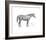 The First Study of Warrior-Sir Alfred Munnings-Framed Premium Giclee Print