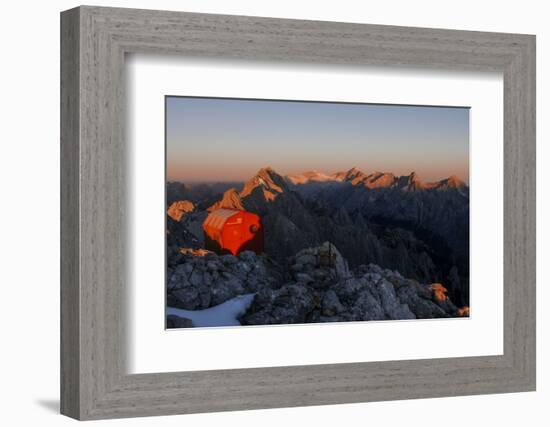 The First Sunlight in Wetterstein Range-Rolf Roeckl-Framed Photographic Print