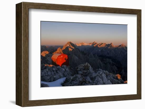 The First Sunlight in Wetterstein Range-Rolf Roeckl-Framed Photographic Print