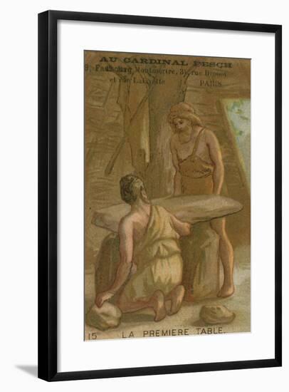 The First Table-null-Framed Giclee Print